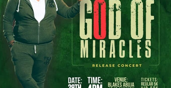 LYRICS for GOD OF MIRACLES by Solomon Lange