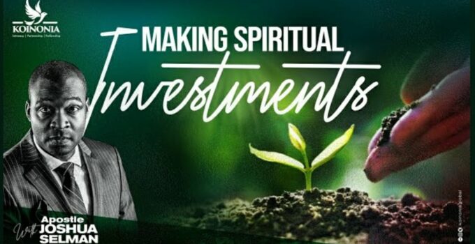 Making Spiritual Investments mp3 by Joshua Selman