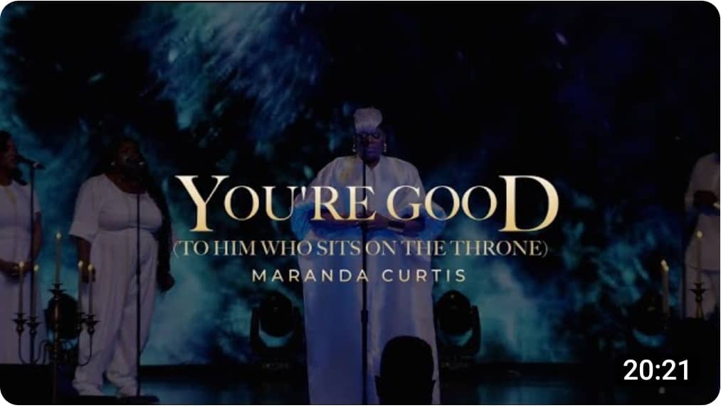 Maranda Curtis - You're Good Lyrics (To Him Who Sits On The Throne)